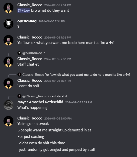 rocco staff chat