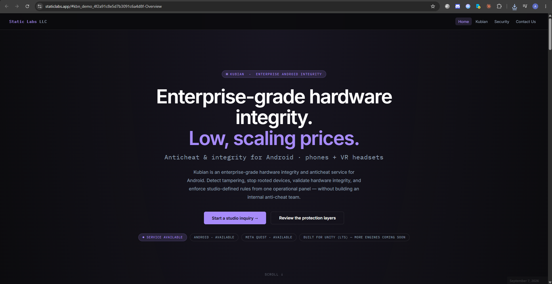 kubian integrity website