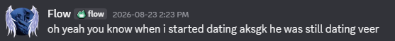 flow admits dating aksgk