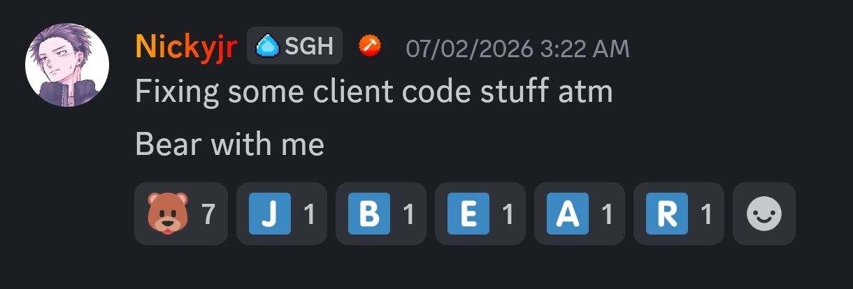 nickyjr fixing client code